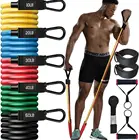 Набор эспандеров для тренировок, латексные эластичные ленты для фитнеса, 11 шт.