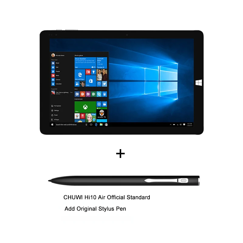 Add Pen CHUWI Hi10 Air 10,1 дюймов 1920*1200 ips экран Intel Cherry Trail-T3 Z8350 четырехъядерный Windows 10 Планшеты 4 ГБ 64 ГБ Micro HDMI - Комплект: Add Pen
