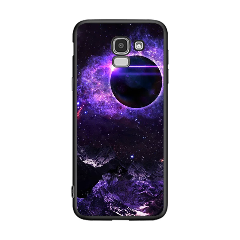 Чехол для телефона с фантазийной Вселенной звездами Eclipse Moom Samsung Galaxy J2 J3 J4 Core J5 J6 J7