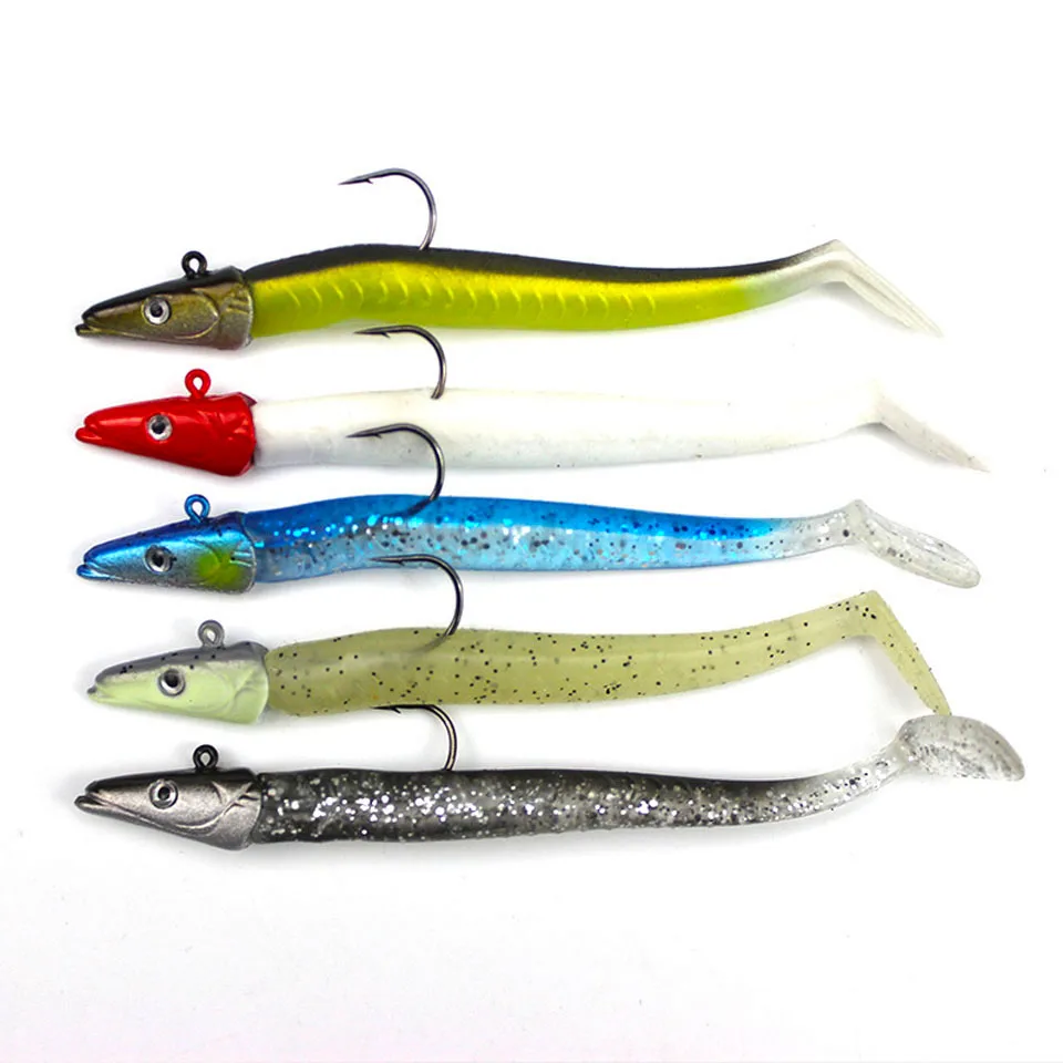 1 шт Искусственные приманки для рыбалки мягкие песка 10g 10 см Япония светящаяся