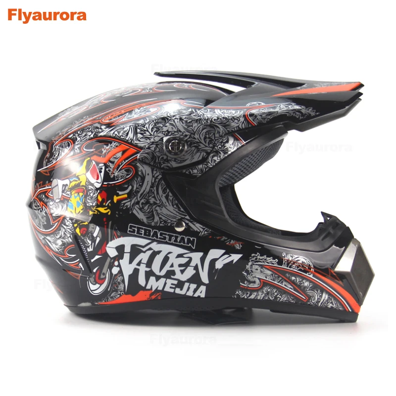 Лидер продаж внедорожные шлемы горные Гонки Горный полный шлем rcycle moto cross casque capacete горные велосипедные шлемы