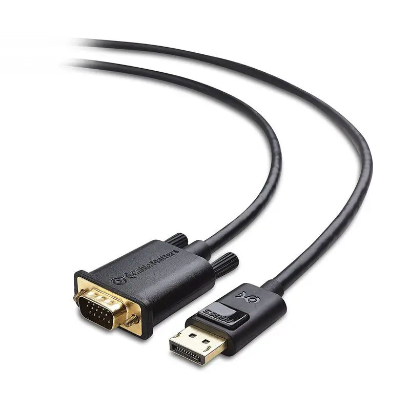 DisplayPort VGA кабель (DP кабель) 6 футов|Кабели HDMI| |