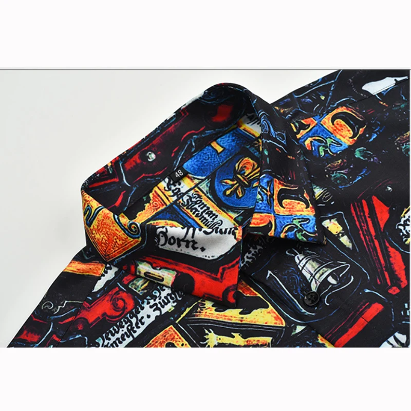 Новейшая Осенняя мужская рубашка в британском стиле модная Высококачественная