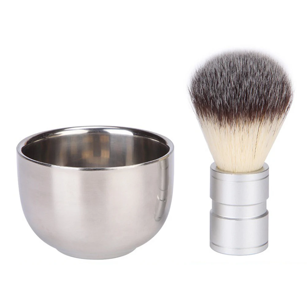 

Professional Men Hair Shaving Brush With Wooden Handle Pure Nylon For Men Face Cleaning Shaving Tools Mask Cosmetics Salon Tool
