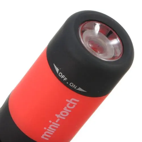 Светодиодный мини-фонарик перезаряжаемый с цепочкой для ключей от двери 1 шт. |