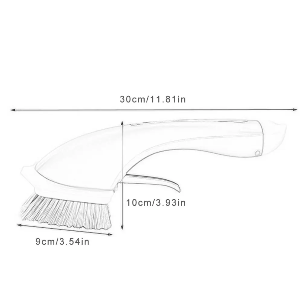 

Kitchen Cleaning Brush Water Spray Brush Lazy Cleaning Artifact Household Supplies for Kitchen Bathroom