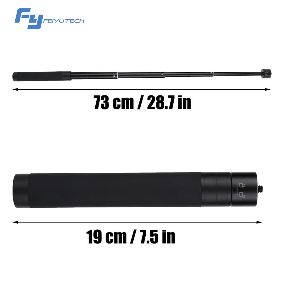 FeiyuTech V2 700 Reach Pole Extension Bar for Feiyu G5/WG2/SPG ZhiYun SMOOTH Crane 3-Axes Handheld Gimbal with 1/4" Thread |