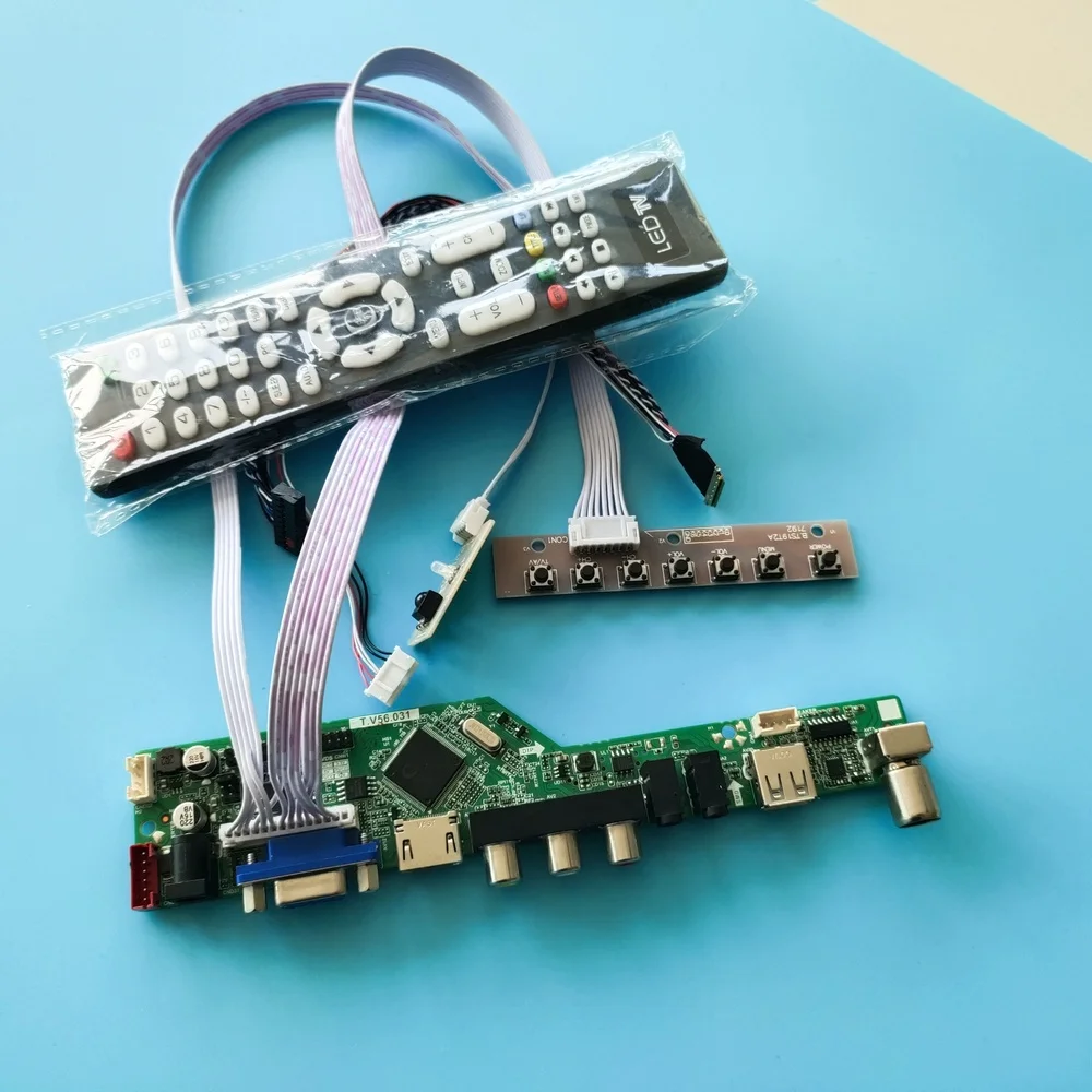 

Kit for N101BGE 1366x768 Controller board Display TV AV remote Audio panel Screen LVDS LCD LED VGA USB HDMI 40pin monitor 10.1"