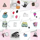 Новинка, брошь в виде щенка панды, хот-дога, фургона, не хотите работать, Детская Брошь, бриллиантовая бижутерия, подвеска в подарок