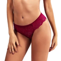 lace sexy woman thong transparent mesh seamless panties low waist comfortable breathable solid color pantys g string briefs