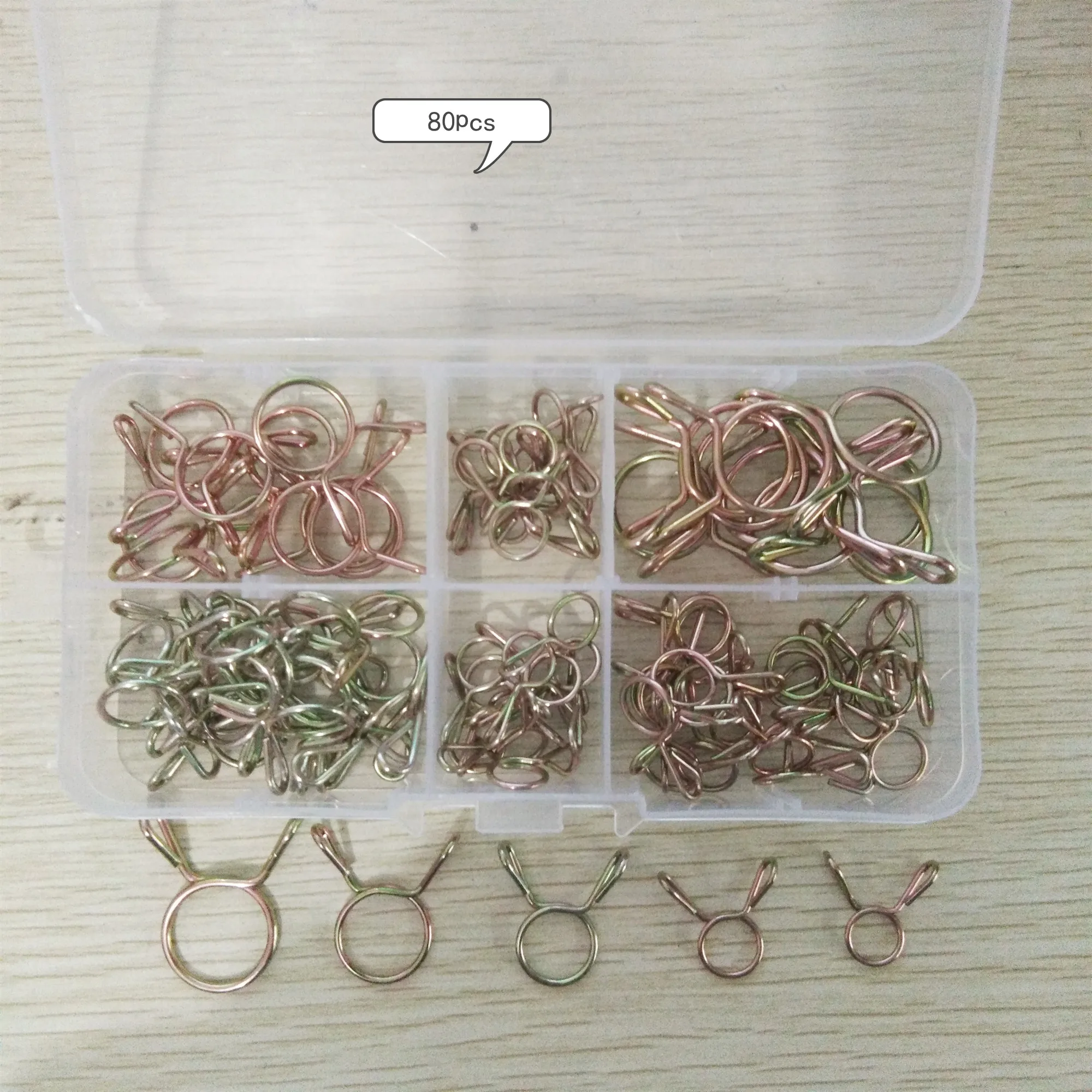 100 шт. хомут для шлангов высокое качество оцинкованные Пружинные зажимы