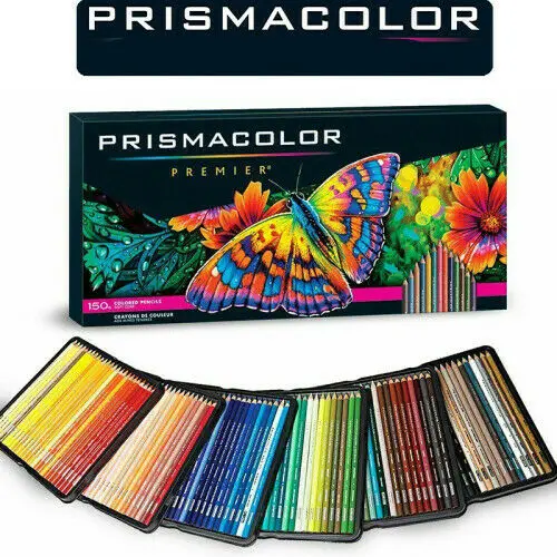 Prisma цветные карандаши 150 шт. высшее качество мягкий набор оригинальные разные
