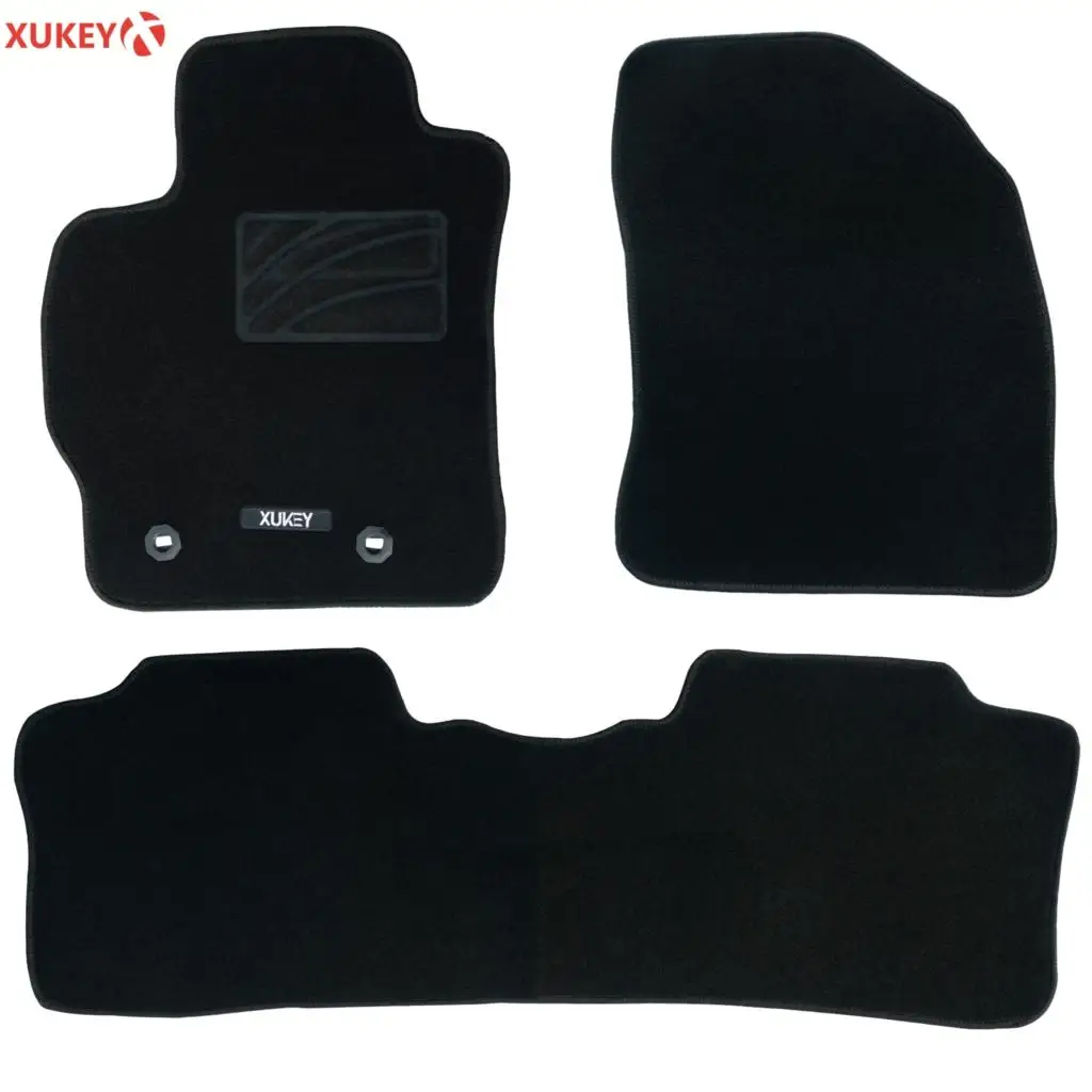 

Full Set Front Rear Car Floor Mat Mats Carpet Nylon Rug Liner For Toyota Corolla XI 11th E170 2014 2015 2016 2017 2018 Clips LHD