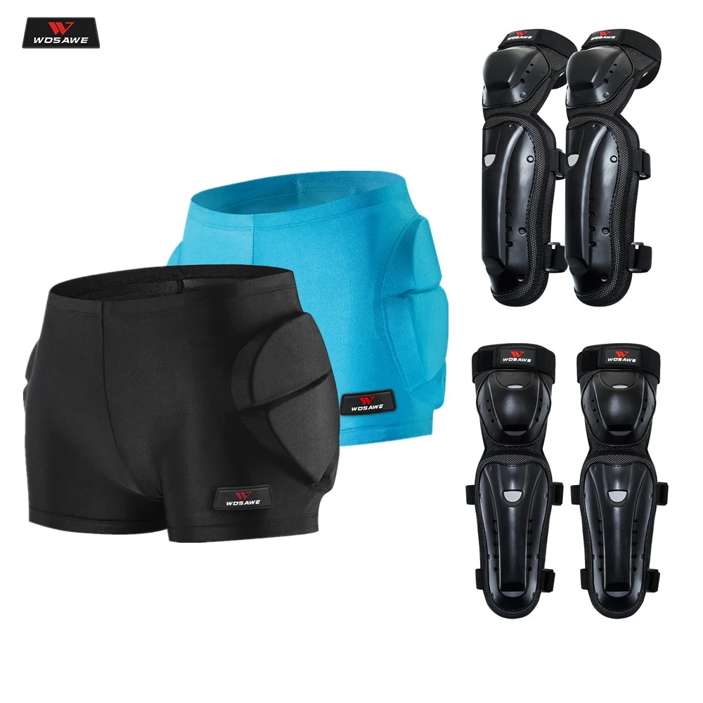Мотоциклетные защитные беговые шорты WOSAWE набедренные мягкие брюки для катания