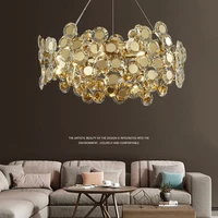 crystal chandeliers decoration ceiling chandelier home decor ring lamp lustre chandeliers for living room 2021 indoor lighting