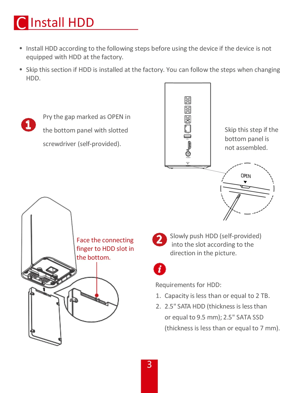 HIKVISON NAS сети-облако хранения мобильного-сеть H90 Смарт USB USB2.0 дистанционной поддержки 2,5 дюймов HDD(не включает Hdd