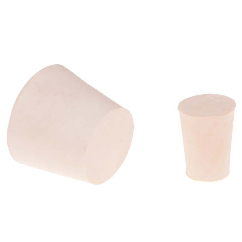 

New Rubber Stopper Bungs Laboratory Solid Hole Stop Push-In Sealing Plug 1# 7# 15*25*25mm 28*30*37mm