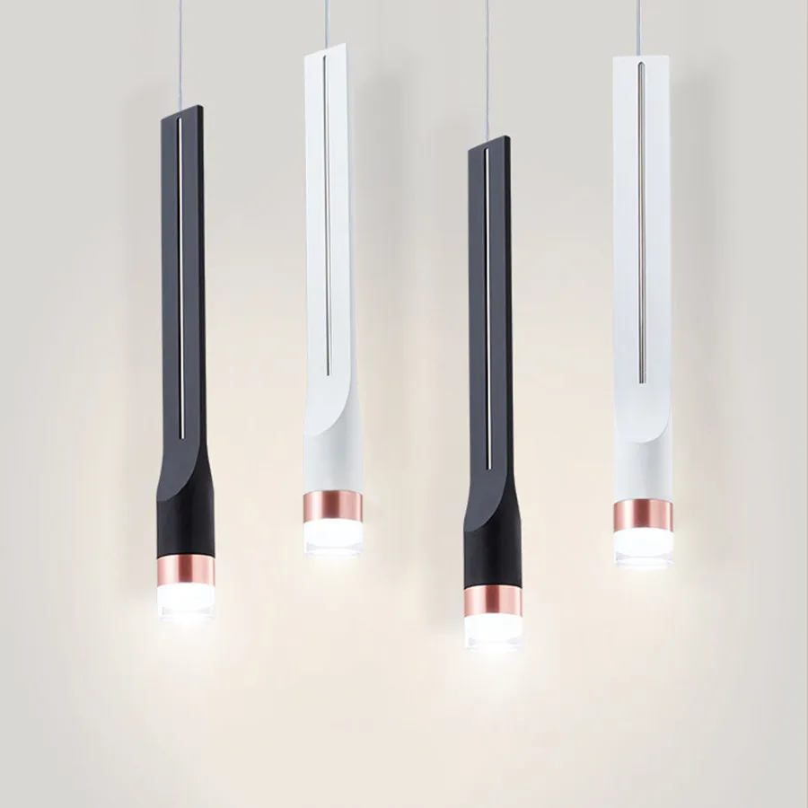 Современный светодиодный подвесной светильник 45 см в длину внутренняя часть