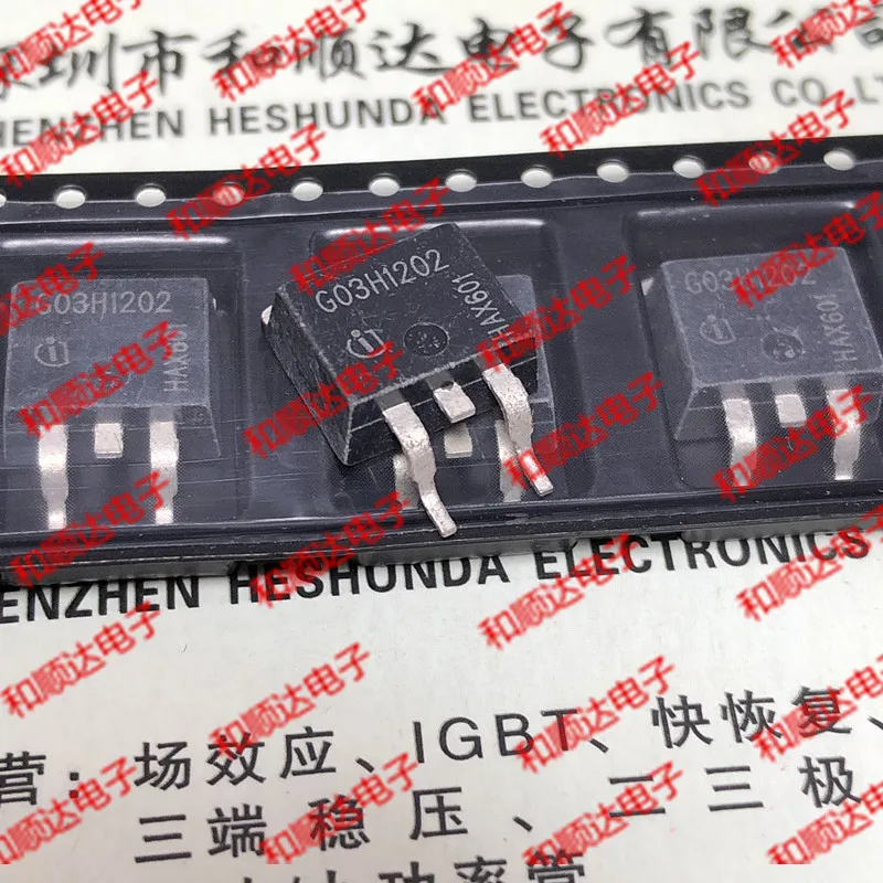 5 шт./лот IGB03N120H2 G03H1202 TO-263 1200V 3A
