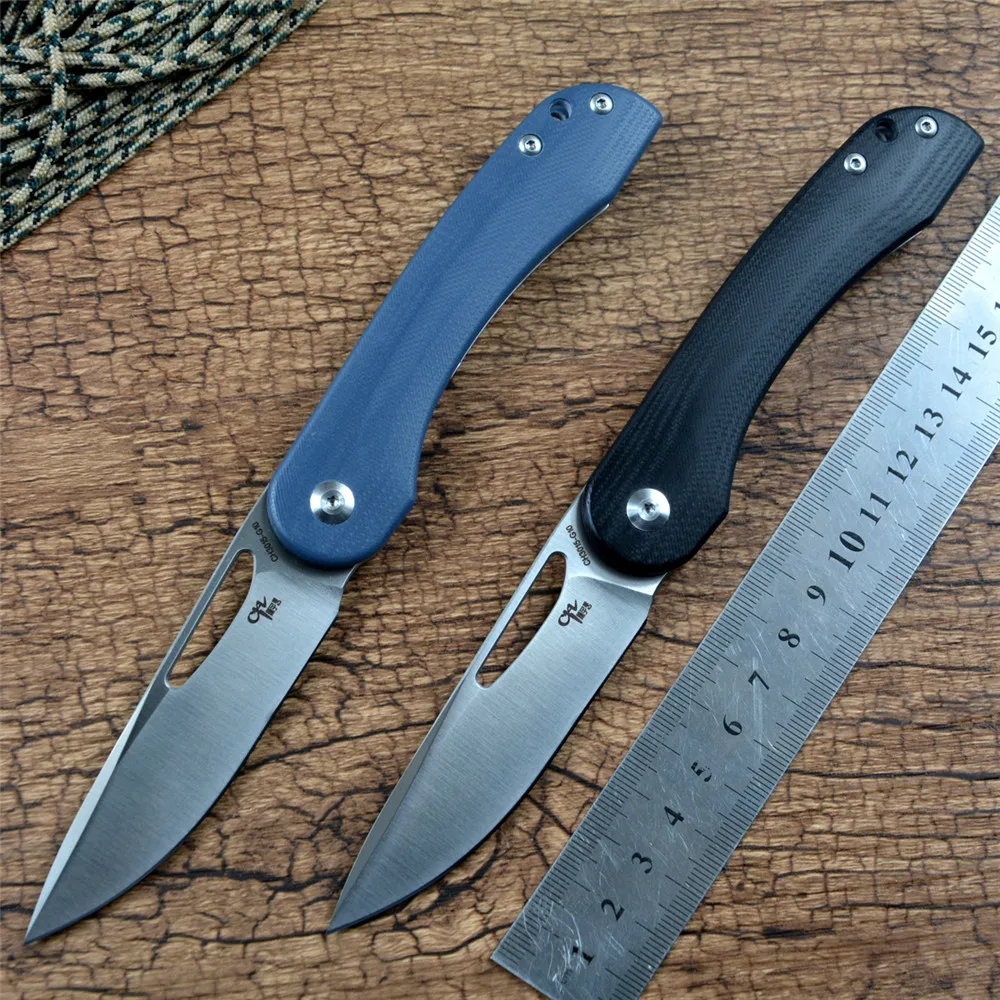 CH3015G10 Flipper D2 стальной нож с атласным лезвием спортивные охотничьи карманные ножи