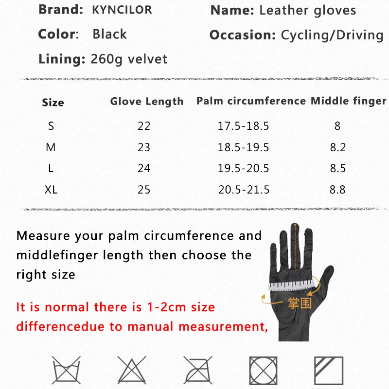 

Winter Warm Men's Leather Gloves Black Touch Screen Gloves for Men Fashion Brand Winter Warm Mittens Full Finger Handschuhe