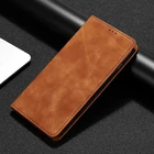 Чехол-книжка для смартфонов Xiaomi Mi, Poco серий, кожаный, 4 цвета