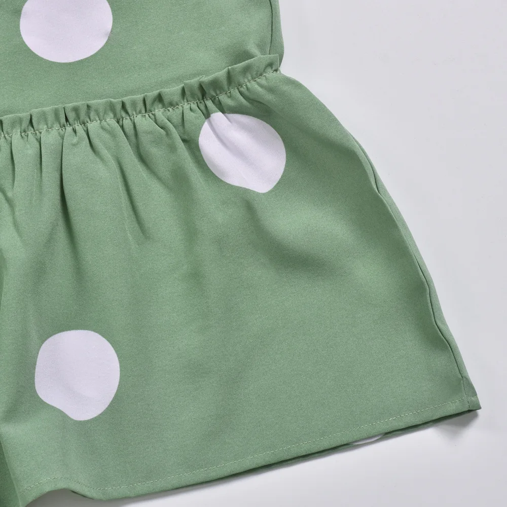 

2021 New Women Dot Summer Dress Fashion Vest Dress For Girls Europe and America Summer Clothes Drop Shipping