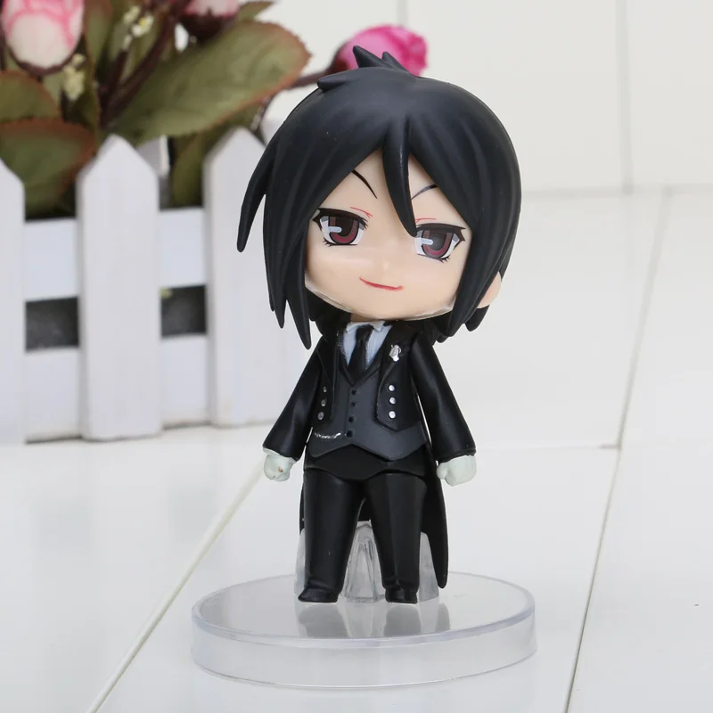 Аниме Black Butler minists Sebastian ПВХ фигурка Коллекционная модель игрушки - Цвет: 5 no box 10cm