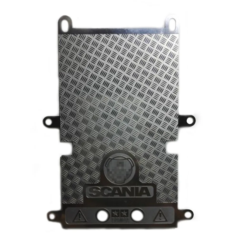 Декоративная металлическая противоскользящая задняя пластина для Тамия 1/14 Actros