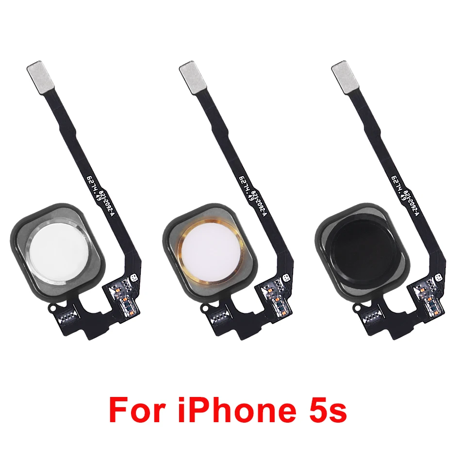 1 шт. домашняя кнопка с гибким кабелем для iPhone 5 5C 5S 6 6Plus 6s plus 7 7Plus домашняя кнопка Flex сборка