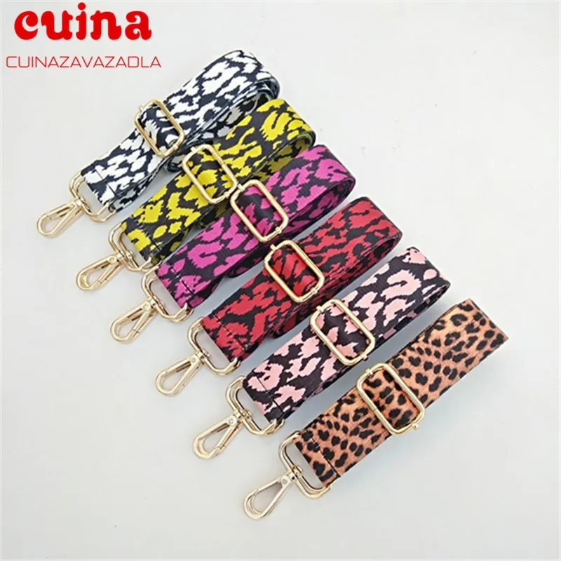 

Nylon Fashion Colorful Belt Bag Strap Rainbow Flower Bag Accessories Replacement Wide Straps For Shoulder Handbag Crossbody Bags