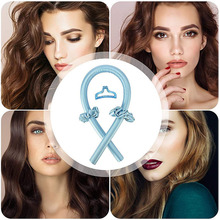 Ronquina Barra rizadora sin calor para cabello...