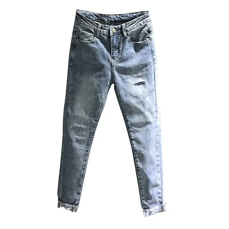 Py1039 2020 spring summer autumn new women fashion casual Denim Pants woman female OL baggy jeans women high waisted jeans