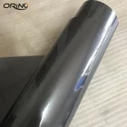 Блестящая металлическая серая виниловая пленка, яркая Глянцевая серая пленка для автомобиля, самоклеящаяся пленка с воздушными пузырьками