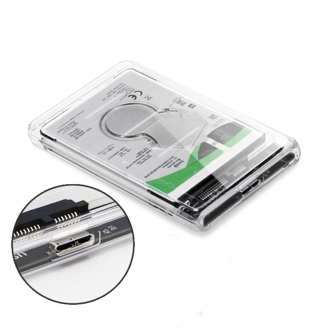 Жесткий диск HDD 2 5 дюйма USB 3 0 3.0 Type-C SATA HD Box SSD Внешний корпус для жесткого диска