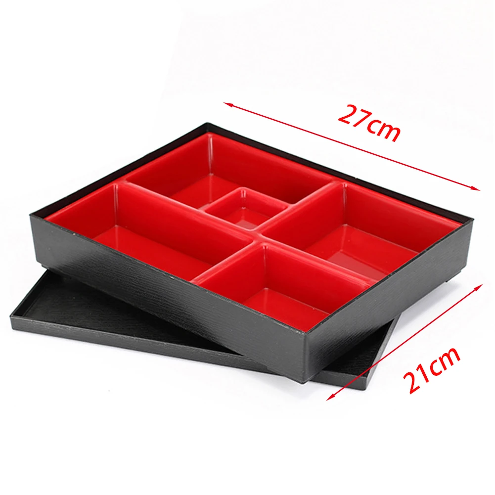Портативный прочный Ланч бокс Bento Box ABS школьные безопасные контейнеры для риса 5