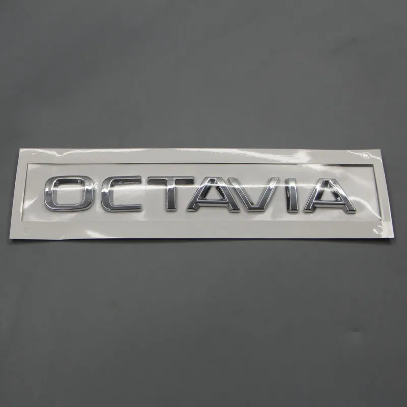 Для OCTAVIA Passat стандартный логотип багажника Octavia Алфавит ABS пластик
