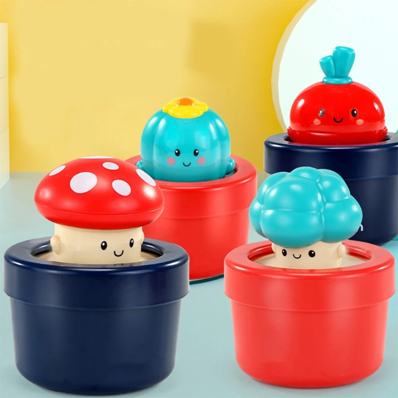 

Baby Shower Toys Grow Mushrooms Flower Pots Sprinklers Showers Water Droplets Simulation Plant Bath Toy Kids Gifts Wholesale
