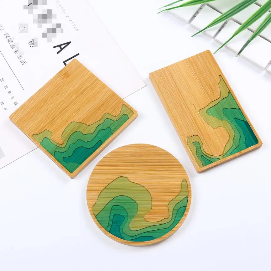 

DIY UV Resin Bamboo Jewelry Molds for Making Resin Mat Decoration Handmade Jewelry Accessories Handcraft