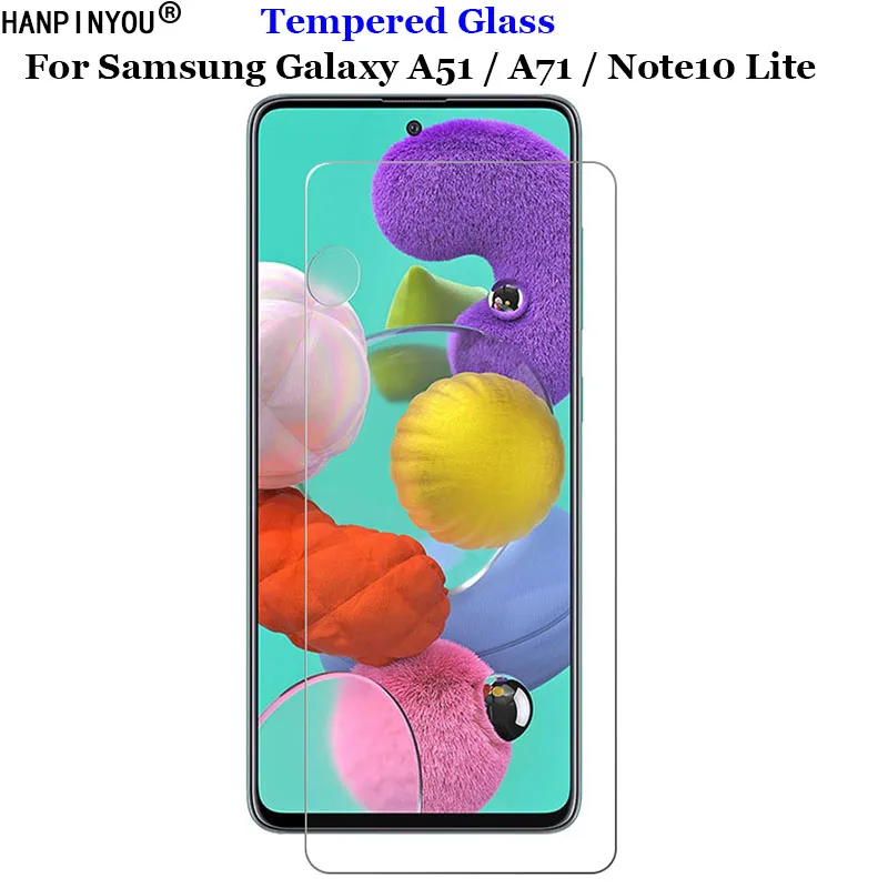 

Закаленное стекло 9H 2.5D для Samsung Galaxy A51 / A71 A715, Премиум Защитная пленка для экрана Samsung Galaxy Note 10 Lite