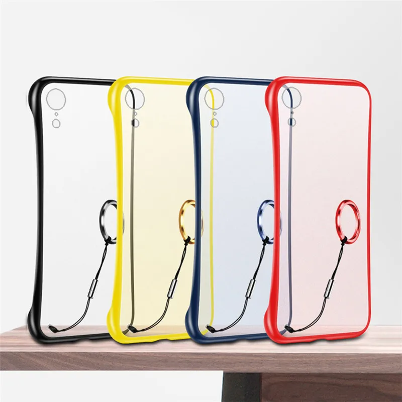 

Funda For Iphone 11 Case Luxury Bumper Clear Ring Candy Coque For Iphone 11 pro Cases For Women Men X XS Max XR 6 8 7 Plus Cover