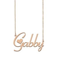 gabby name necklace custom name necklace for women girls best friends birthday wedding christmas mother days gift