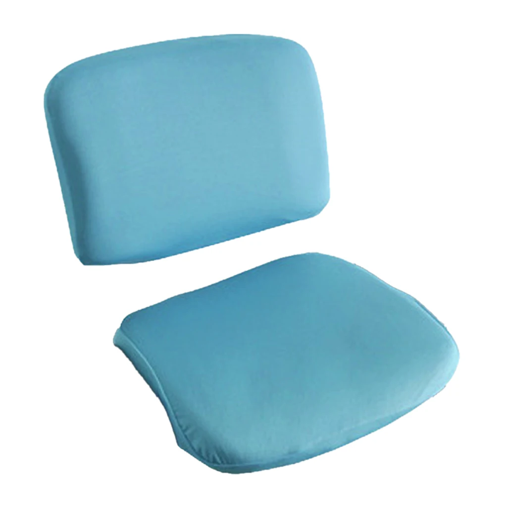 

1 Set Split Design Rotating Office Chair Slipcover, Stretchy Seat / Back Cover Protector
