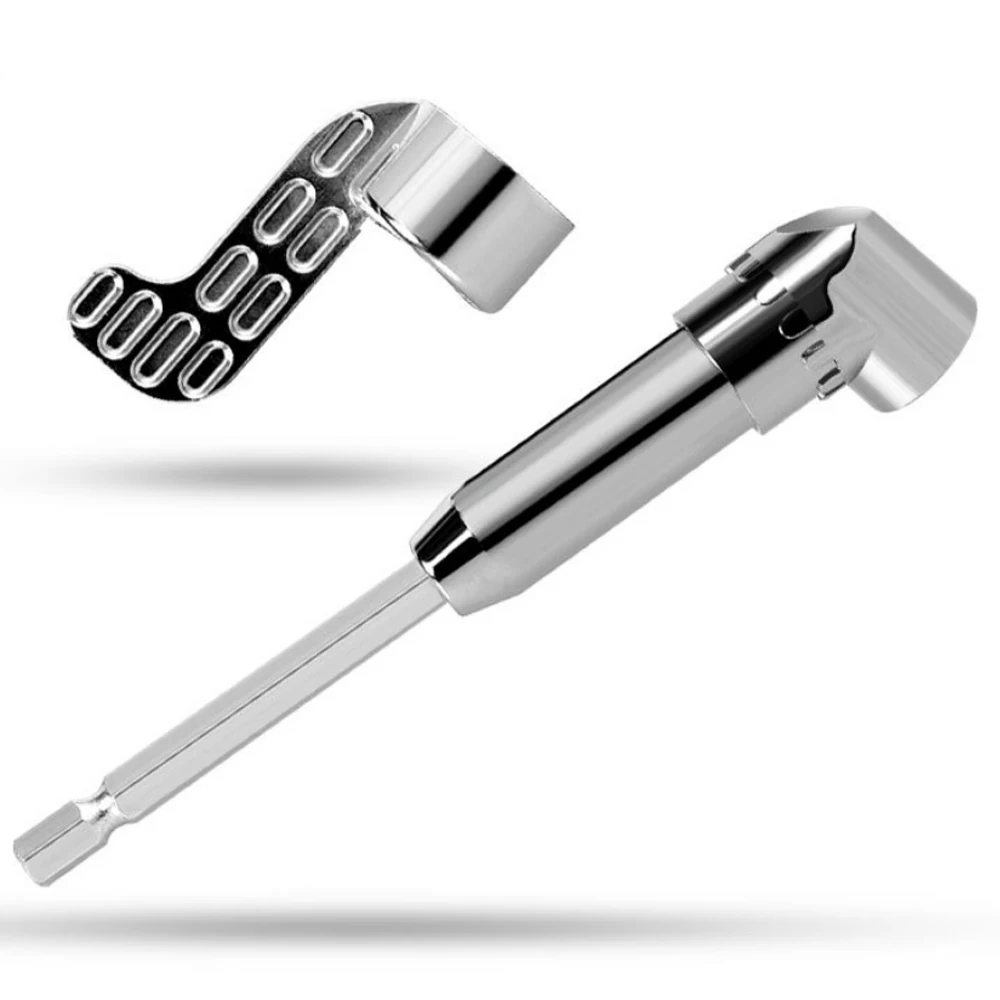 

105 Degrees Extension 1/4 Inch Hex Drill Bit Screwdriver Tool Electric Drill Accessories Socket Holder Adaptor Turning Head