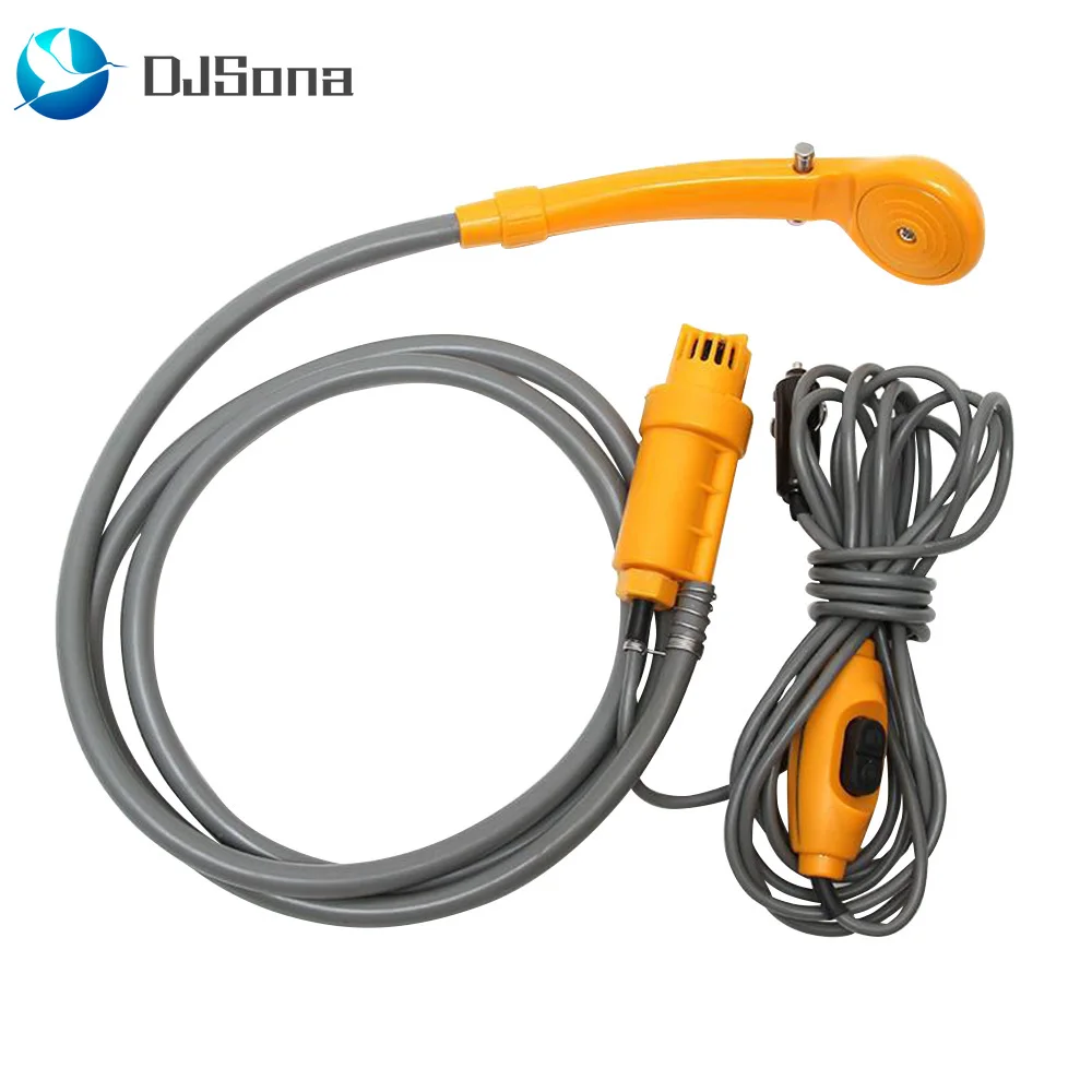 DJSona шайбы автомобиля 12V кемпинг душ DC Портативный машина для душа набор