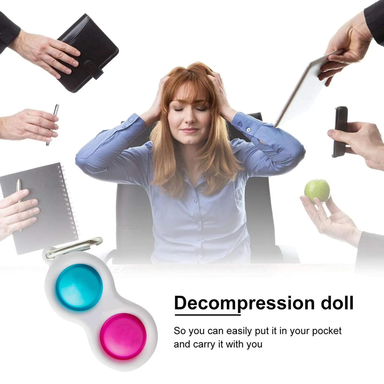 

kawaii fidget toys Children Adult Dimple Toy Pressure Reliever Board Controller Educational Toy figet toys stress popit fidget