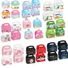 4 шт.лот коробка для конфет с животными на день рождения, Детская игровая Подарочная коробка, десертная коробка для конфет, Подарочная коробка для леденцов, товары для дня рождения