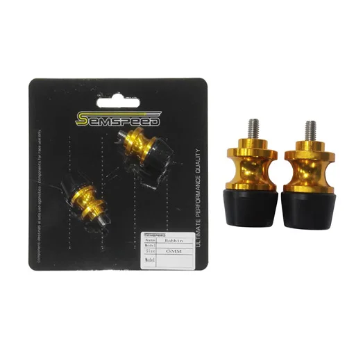 6MM Gold SEMSPEED CNC алюминиевые аксессуары для мотоциклов маятник Катушки слайдер для MSX 125 MSX125 CB1000R CBR650R CB650R CB650F CBR650F - Цвет: 6MM Gold