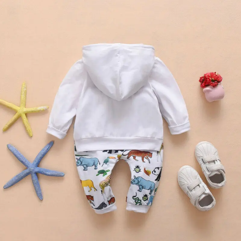 Одежда для маленьких девочек осенняя одежда топы с капюшоном и карманом-кенгуру +