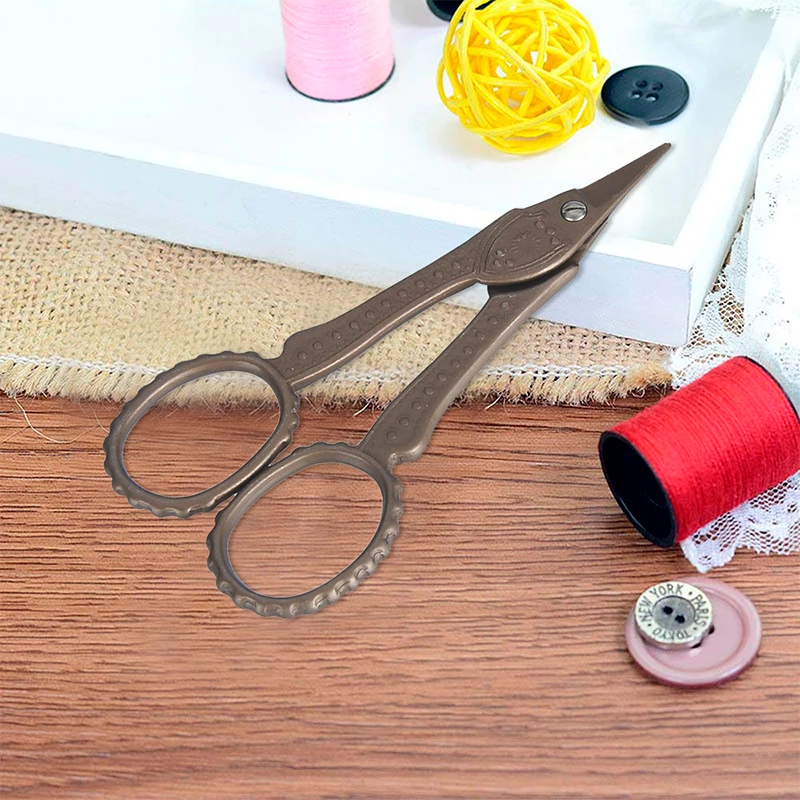 LMDZ 1 шт. ножница для вышивки Классическая Ремесленная ткань античный DIY Cut Art вышивка крестиком Винтаж Европейский Ретро Ремесло швейный хвост